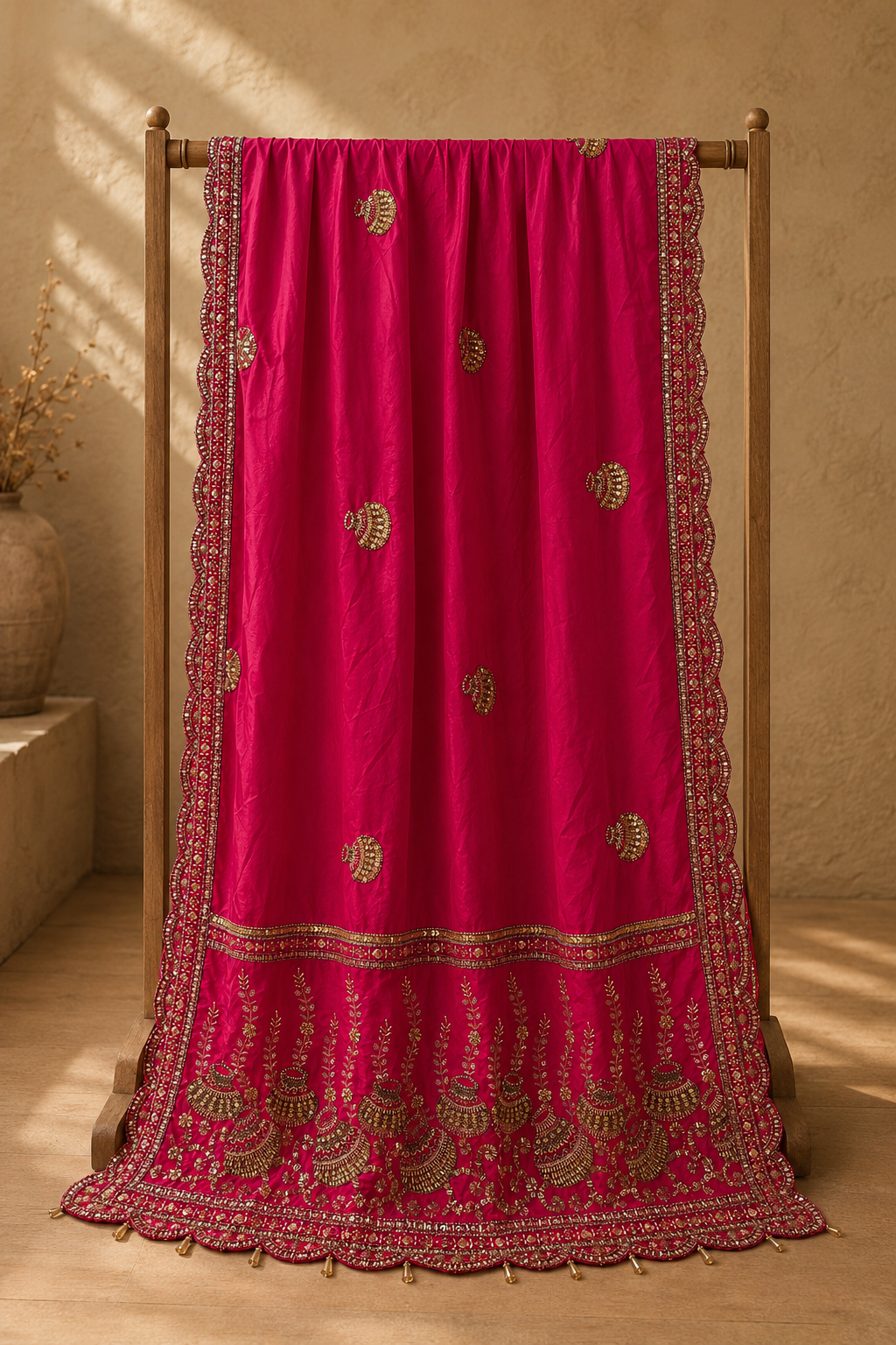 Mangalkaari — The Auspicious Blessing (Petal Pink)