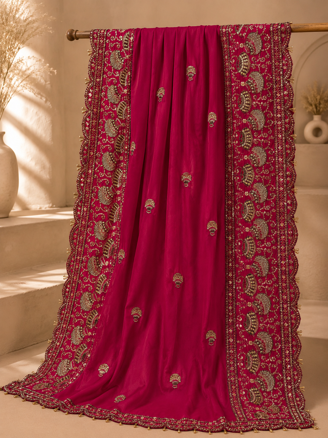 Mangalkaari — The Auspicious Blessing (Petal Pink)